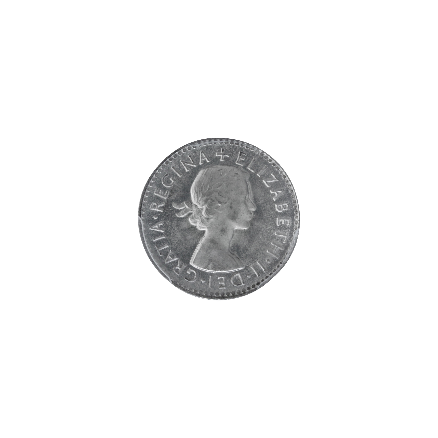 Elizabeth II, Threepence, 1953, MS 66