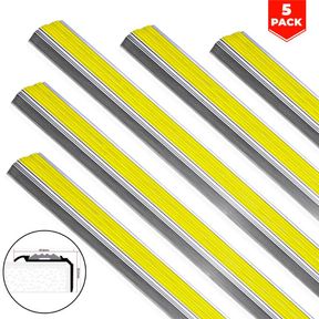 Slip No More Aluminum Stair Nosing Single 1m 5 Pack |