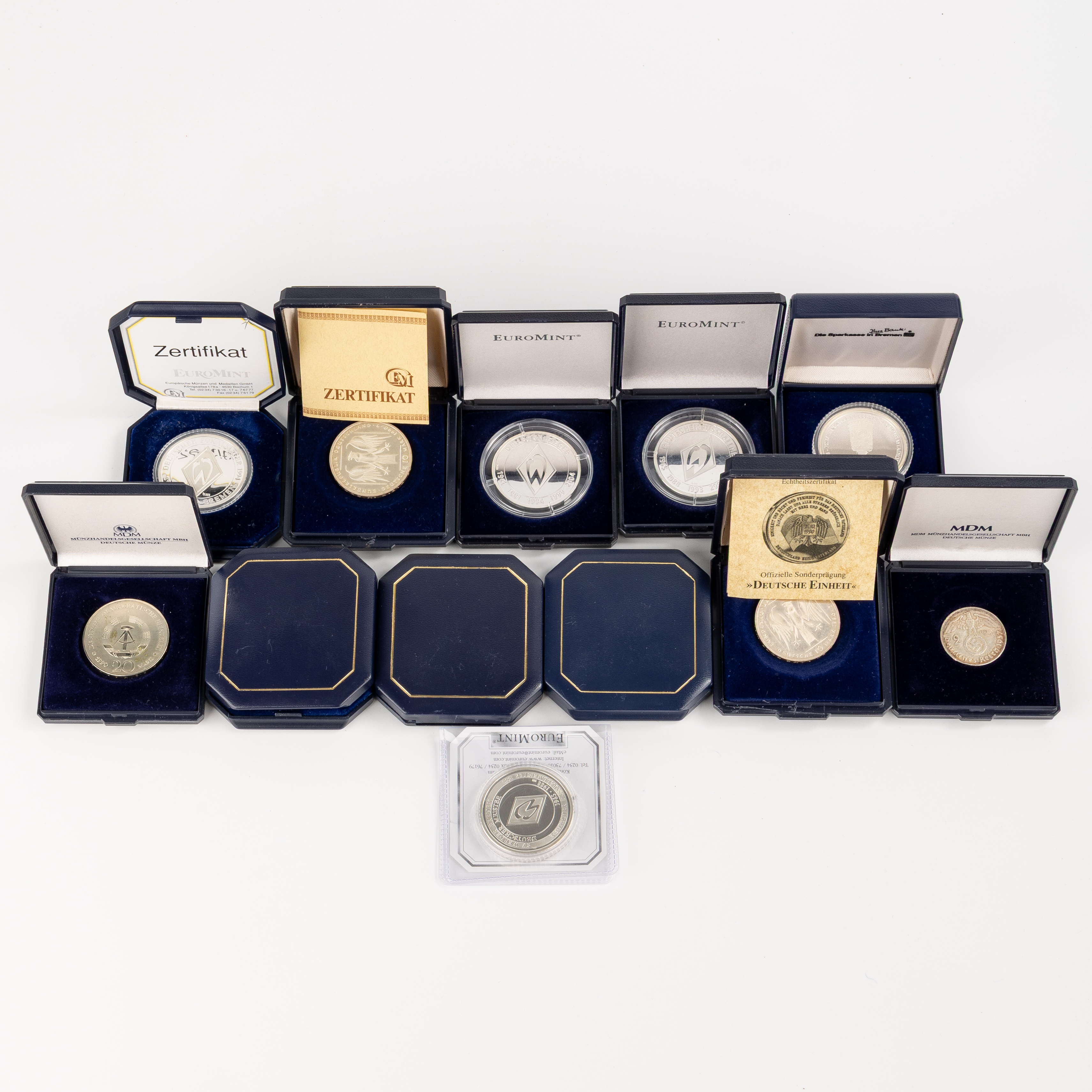 Germany, Various Commemorative Silver, 1988 - 2004, FDC