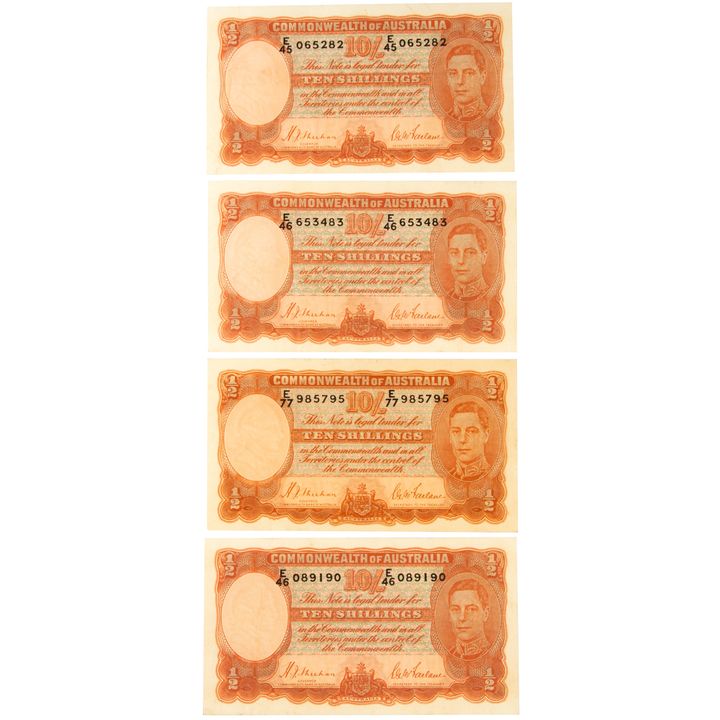 Accumulation, Sheehan/MacFarlane, Ten Shillings, 1939, VF - EF