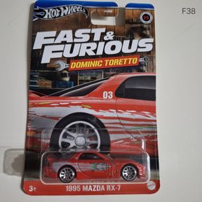 HOT WHEELS FAST AND FURIOUS 1995 MAZDA RX-7 - 51833/3412