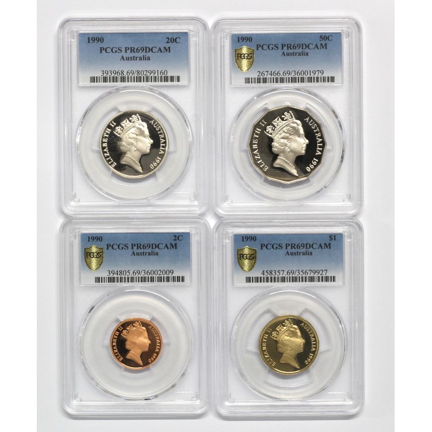 Elizabeth II, Proof Set, 1990 Accumulation