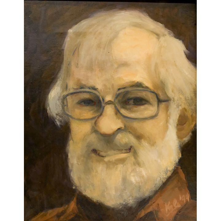 Kyle Kaser ''Byron Gardner'' Signed 1994 Oil on Canvas