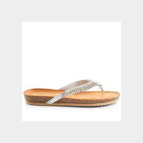 IGI Co Ladies Flat Thong Sandal 52217 Silver Silver Women EU 37 |