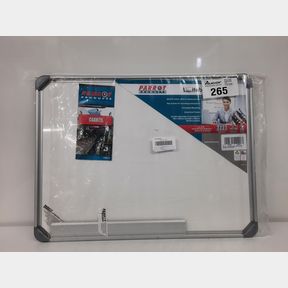 PARROT WHITEBOARD SLIMLINE NON-MAGNETIC - 600 X 450MM