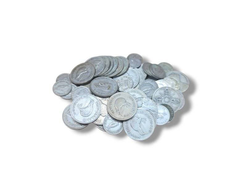 Bag of 50% Silver Coins, 376g
