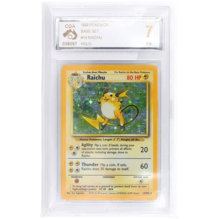 Pok�mon, Raichu, 1999, 7, Near Mint