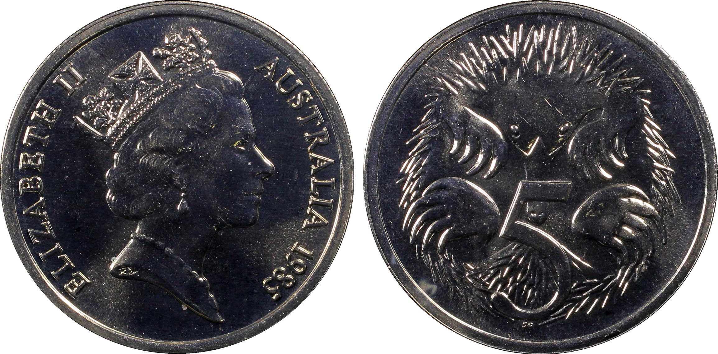 Five Cent, 1985, PCGS MS67
