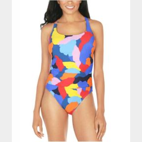 NAUTICA CROSS BACK STRAPS ONE PIECE SWIMSUIT SIZE XL