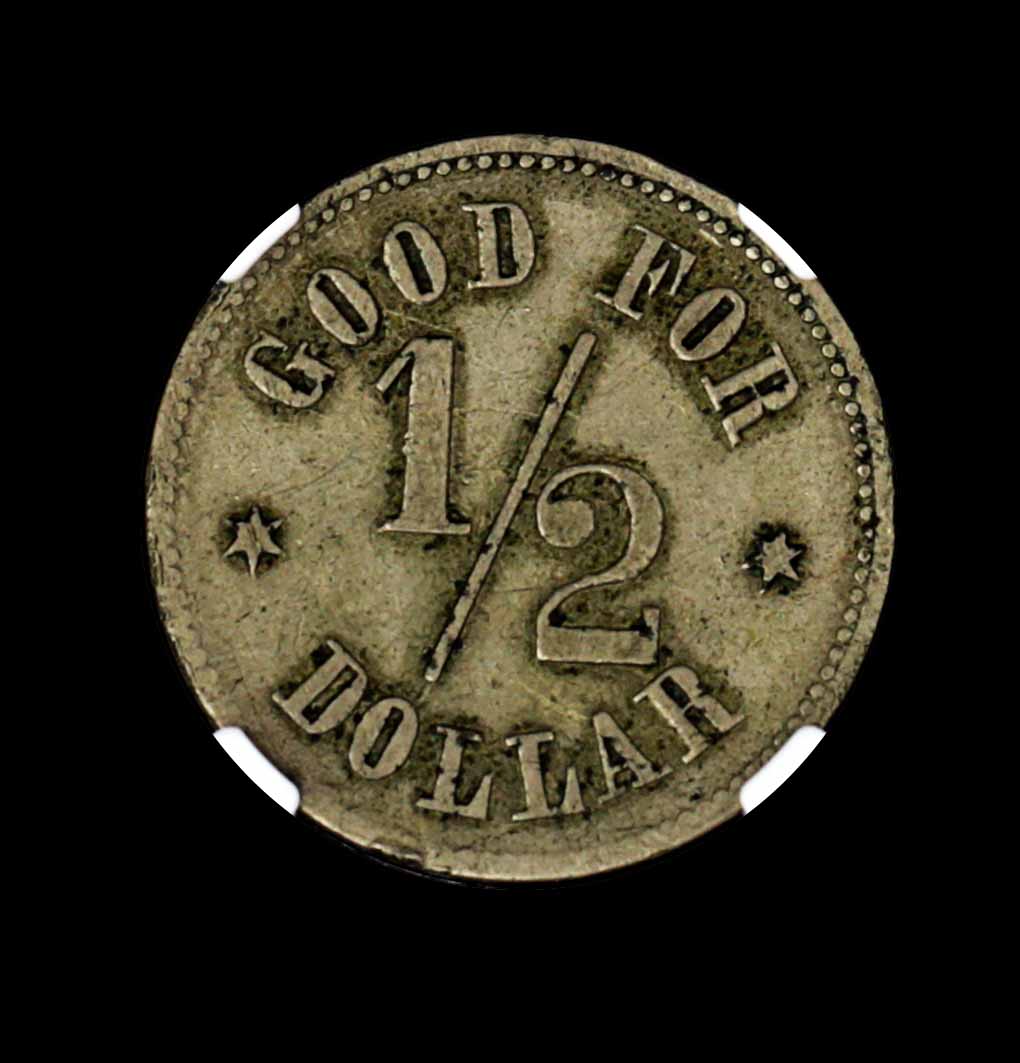 British North Borneo, 1907, 1/2 Dollar, NGC XF Details, Top-Pop