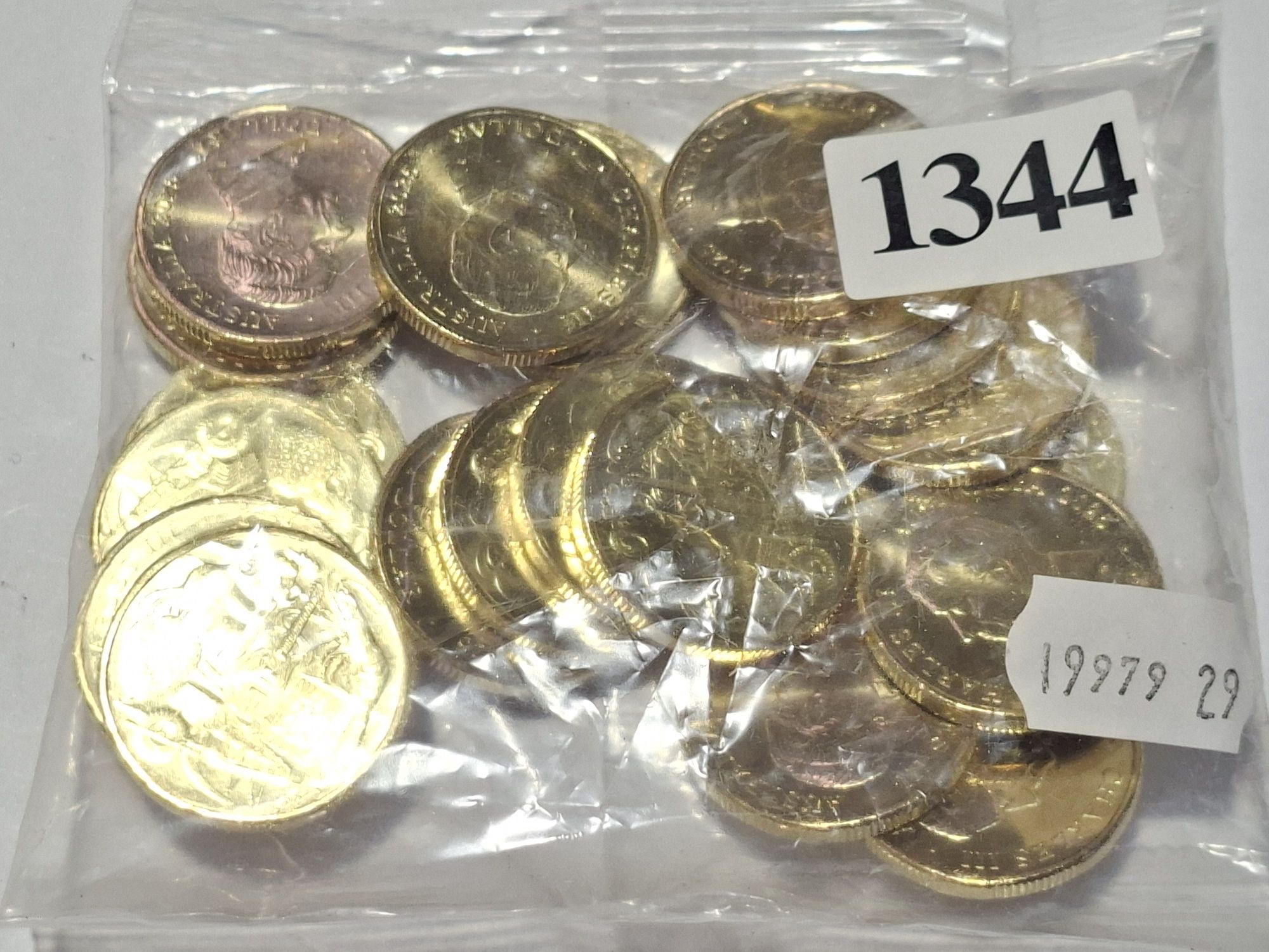 Australian $1 Coins In Bag