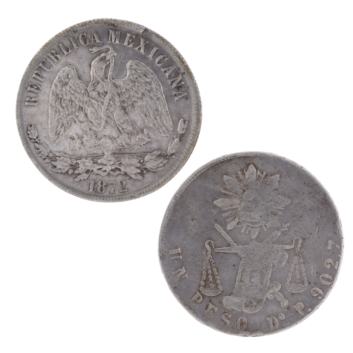 2 monedas de un peso Balanza