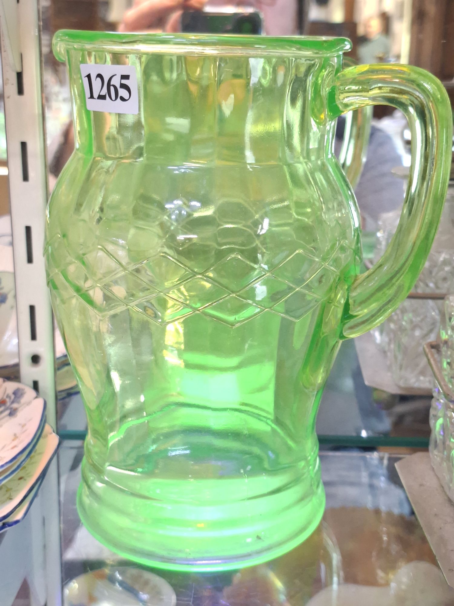 Uranium Glass Jug