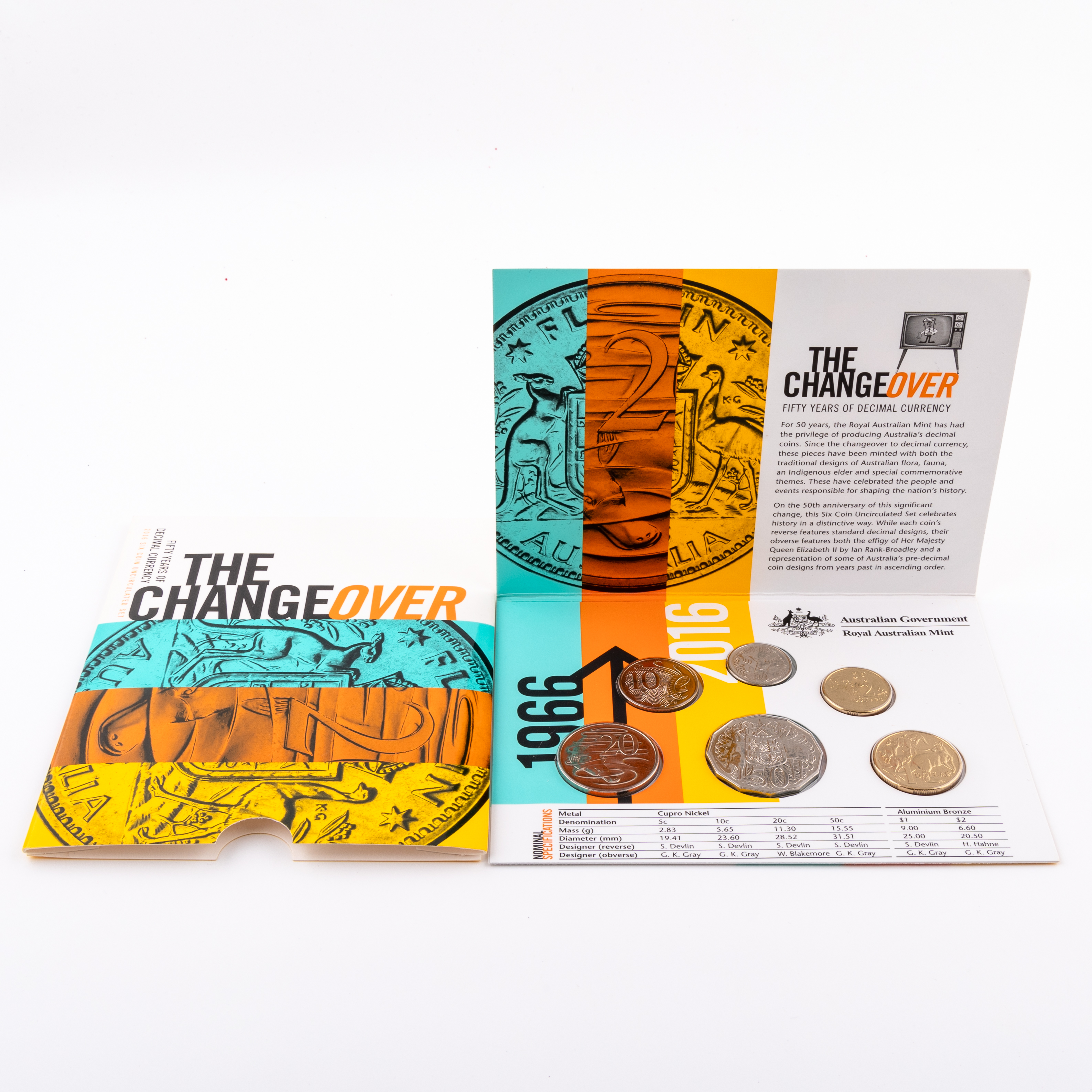 78 · Elizabeth II, The Change Over Mint Set, 2016,  UNC