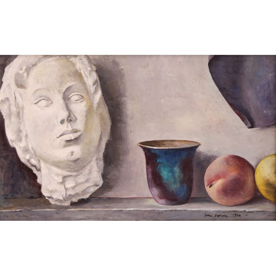 John Ballator ''Still Life with Bust'' 1966 Oil