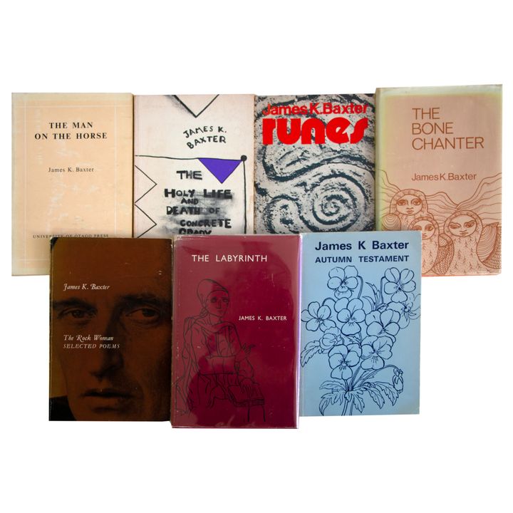 BAXTER, JAMES K.,  [7 titles]