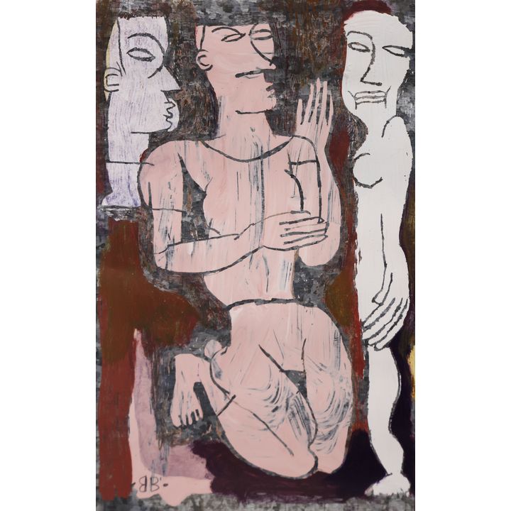 Bill Brewer ''A Gypsy Woman'' Acrylic