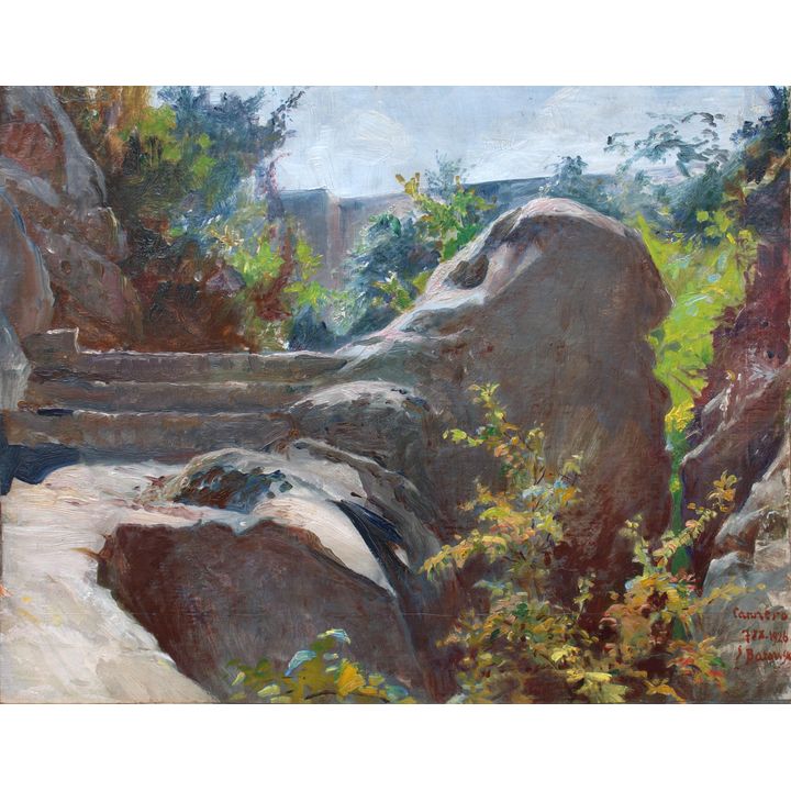 Stanisław Batowski Kaczor | Pejzaż z Cannero, 1926