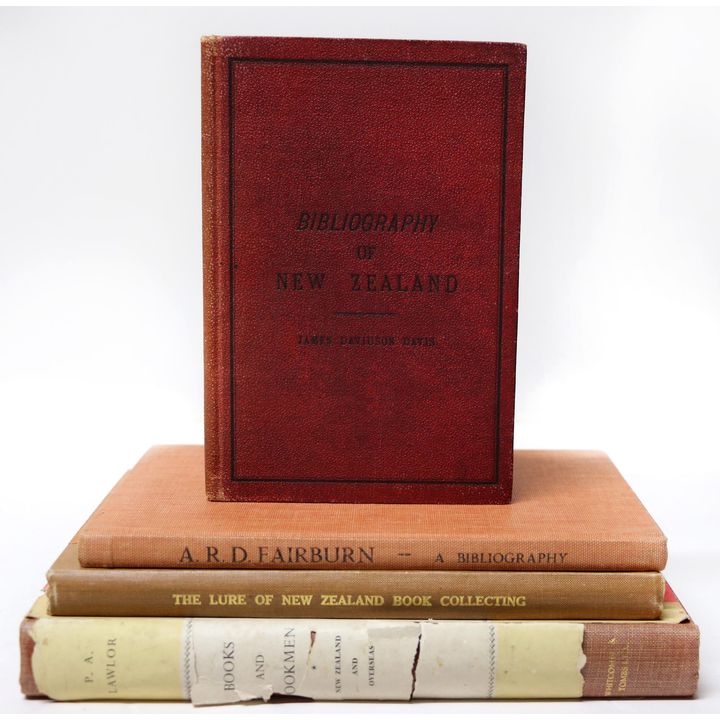 LAWLOR, P.A.  [4 titles], Books and Bookmen. New Zealand and Overseas.