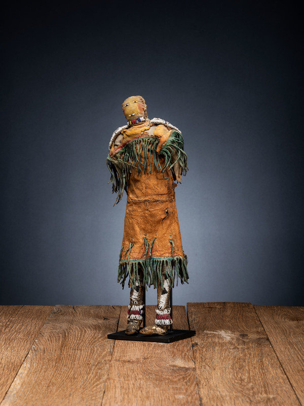 Cheyenne Beaded Hide Doll