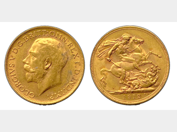 1912 GEORGE V PERTH MINT GOLD SOVEREIGN