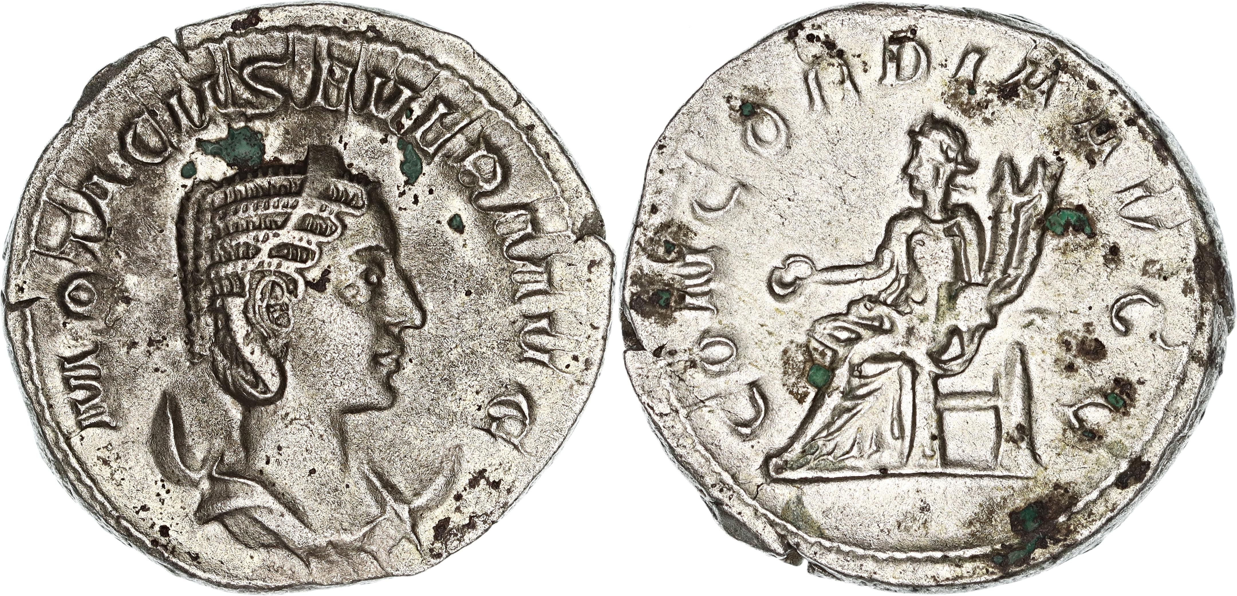 Roman Empire, Otacilia Severa, Silver Antoninianus, 246-248 AD, VF