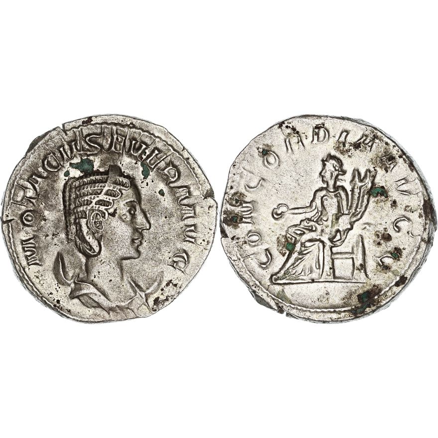 Roman Empire, Otacilia Severa, Silver Antoninianus, 246-248 AD,  VF