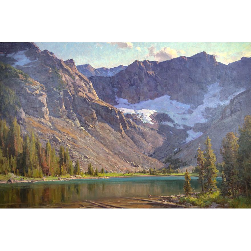 Clyde Aspevig (1951- ), Evening at Island Lake