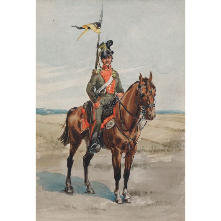 Artysta nieokreślony | Ułan 1 Galicyjskiego Pułku Ułanów, ok. 1850 r.