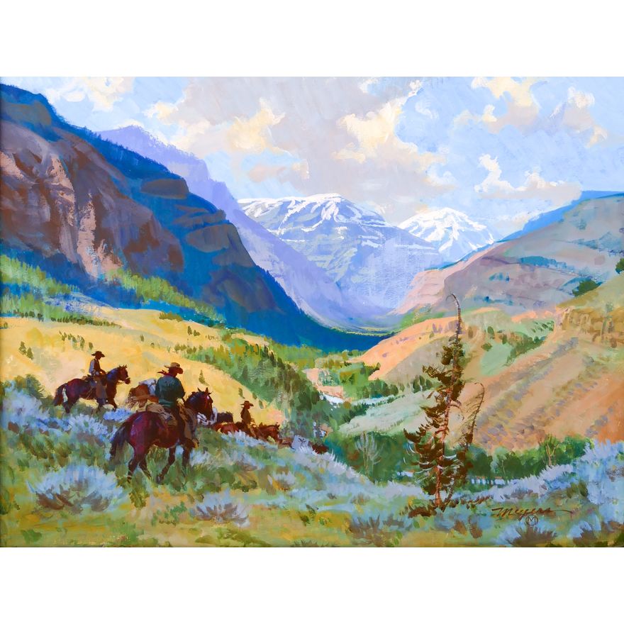 Robert W. Meyers (1919-1970) ''Into the Valley''