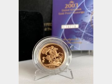 2003 ELIZABETH II PROOF GOLD SOVEREIGN