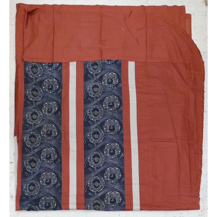 Large Vintage Japanese Curtain Panel- 8x10' approx