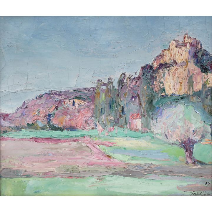 Pejzaż z południa Francji/Martwa natura (obraz dwustronny), 1919 r.
