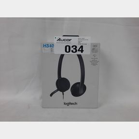 LOGITECH H340 USB HEADSET WITH NOISE-CANCELLING MICROPHONE