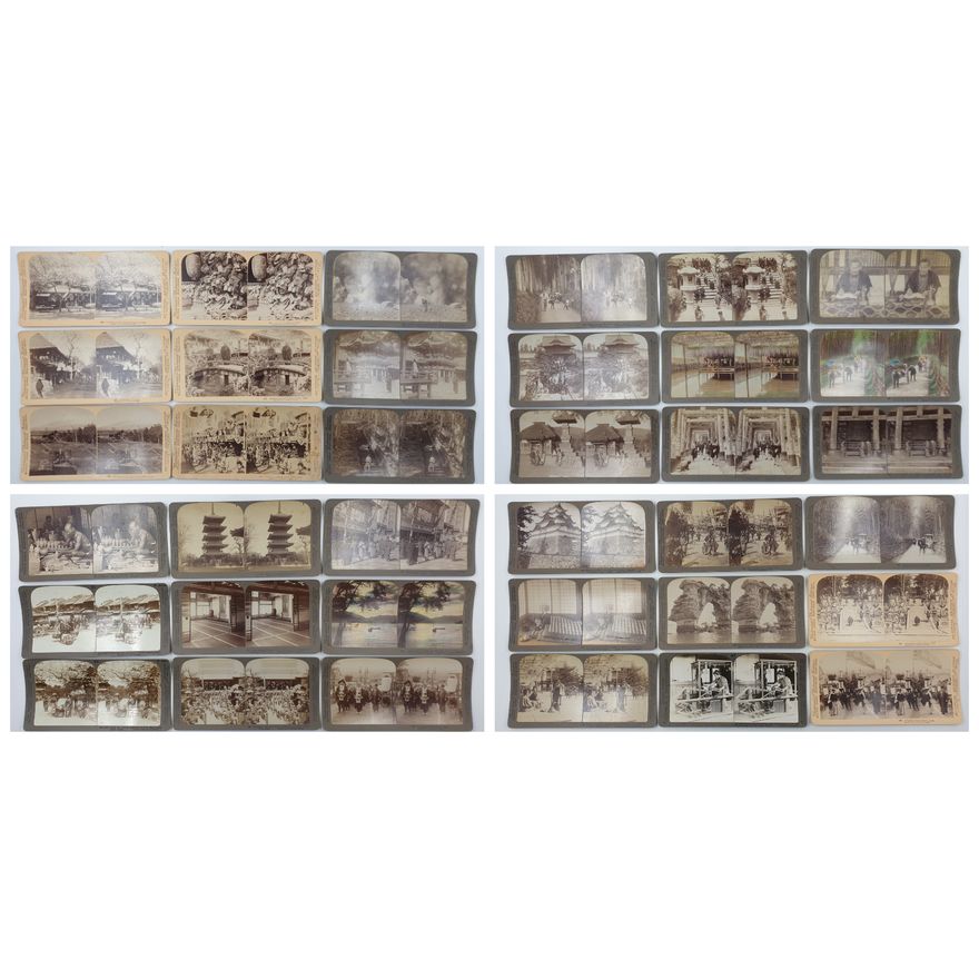Stereograph Cards - Japan (x36)
