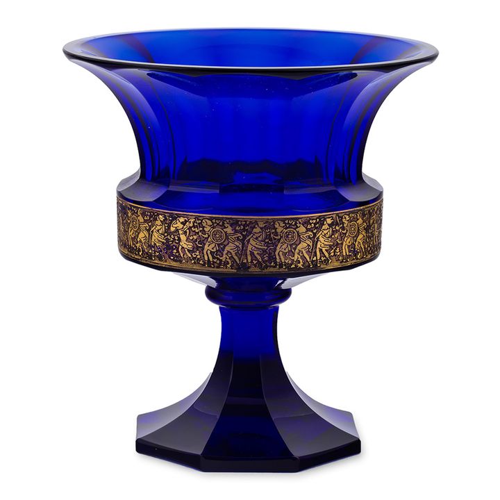 Krater kobaltowy, Moser, Czechosłowacja, ok. 1920 r.