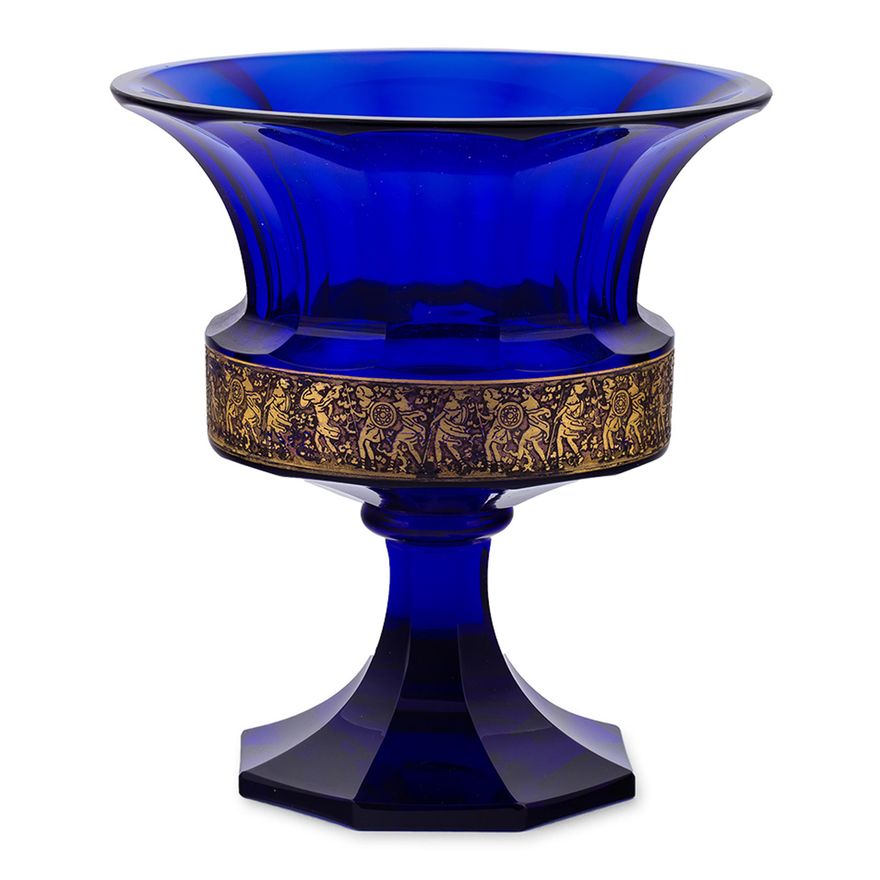Krater kobaltowy, Moser, Czechosłowacja, ok. 1920 r.