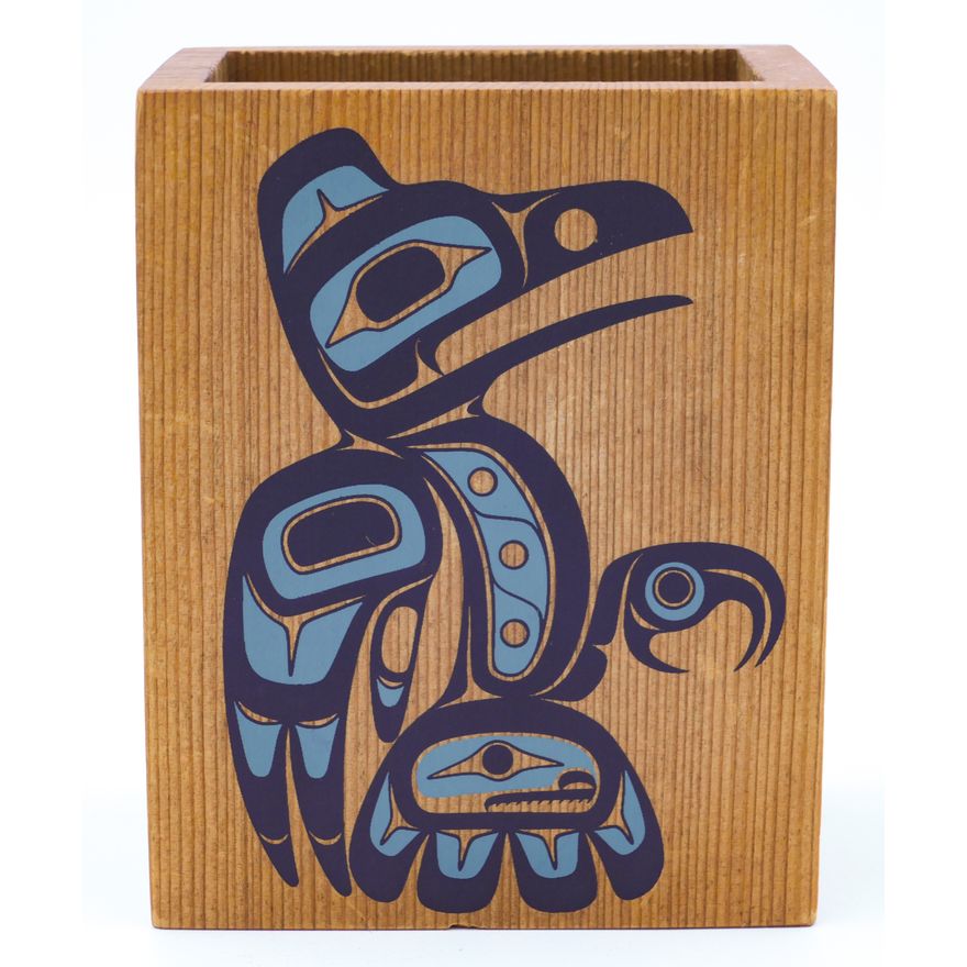 P. Dunthorne Upper Skagit Bentwood Cedar Trinket Box 5"