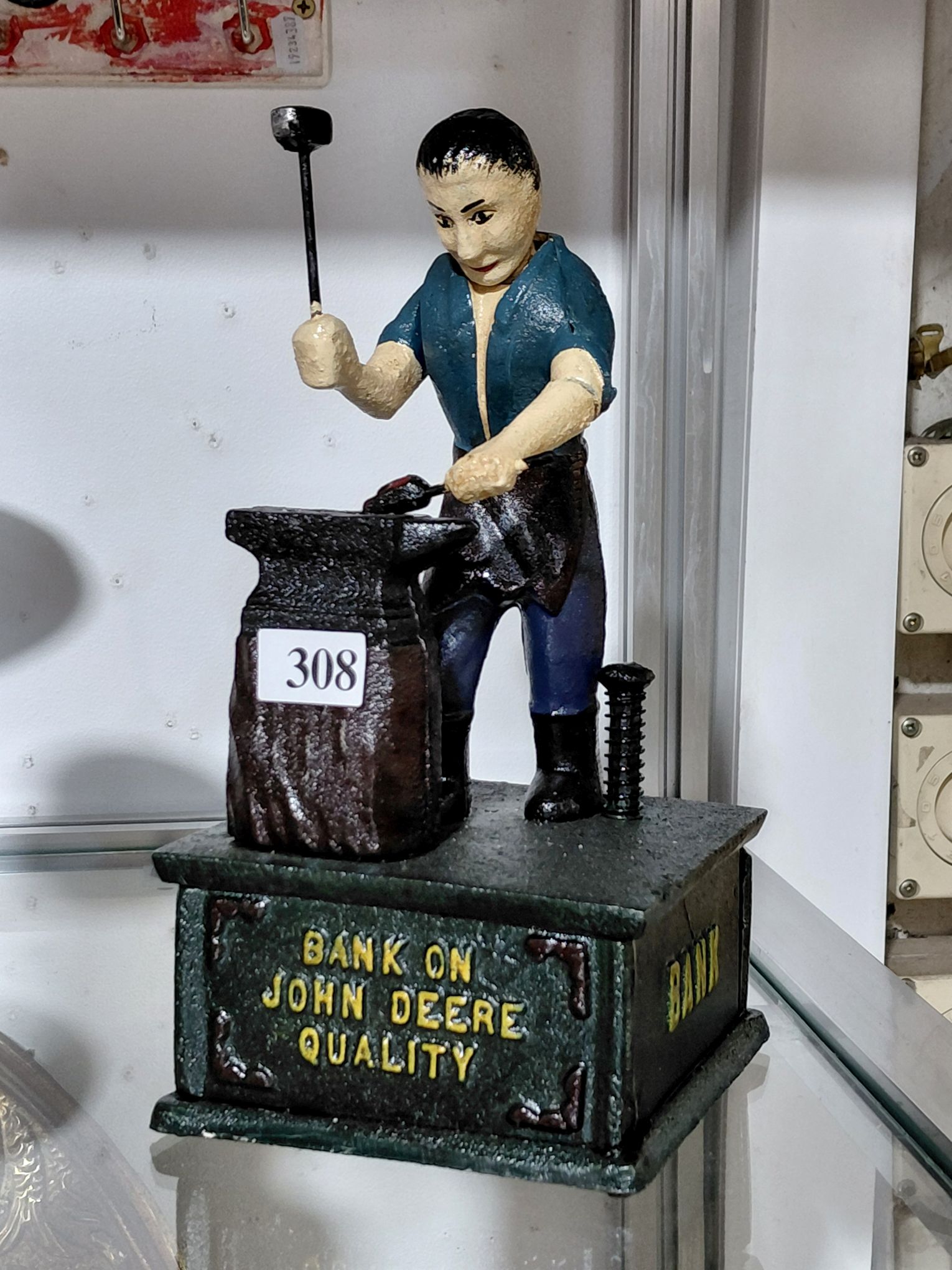 308 · CAST IRON MONEY BOX