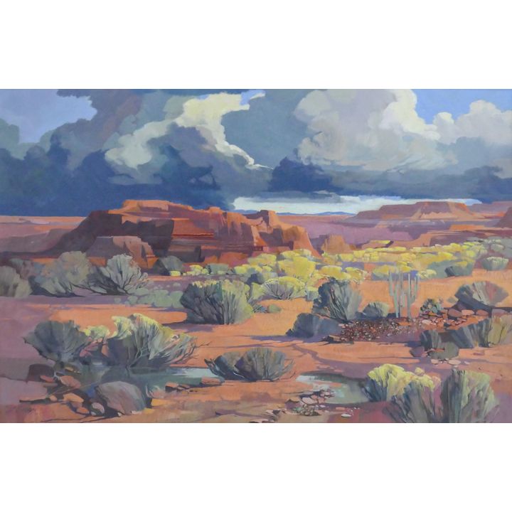 Laurence Sisson ''Approaching Storm'' (Canyon) Oil