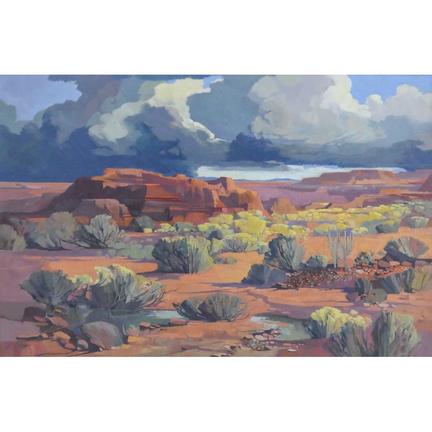 Laurence Sisson ''Approaching Storm'' (Canyon) Oil