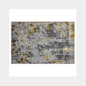 BRAND NEW - 230x160 Babil Textured Turkish Rug with Shimmering Yarn - Grey/Yellow-50591/151 B4(s5)