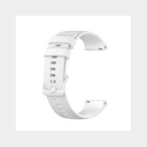 Silicone Strap for Garmin Vivoactive 4S watch-White Bar 9902001192962- 51748/10131 SN B2 (S11)