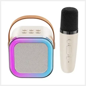 Karaoke Speakers Wireless Portable Bluetooth Speaker | ONLY ONE MIC / BADLY REVERBED