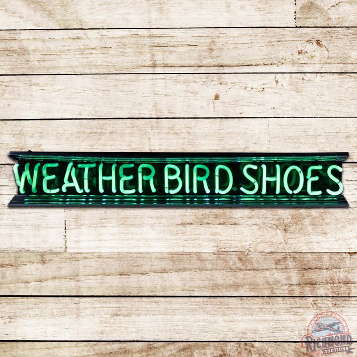 Weatherbird Shoes Neon Art Deco Advertising Sign