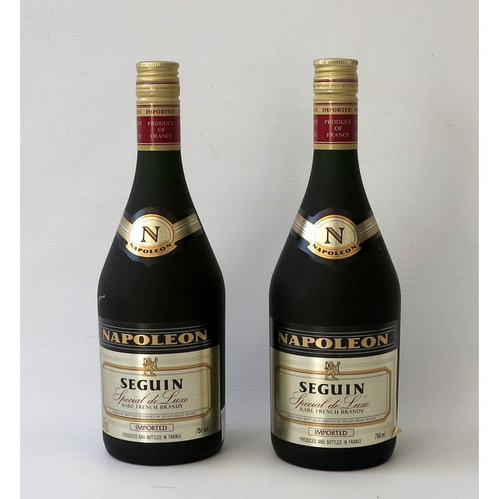 NAPOLEON SEGUIN SPECIAL DE LUXE RARE FRENCH BRANDY, 750ml, 2 bottles