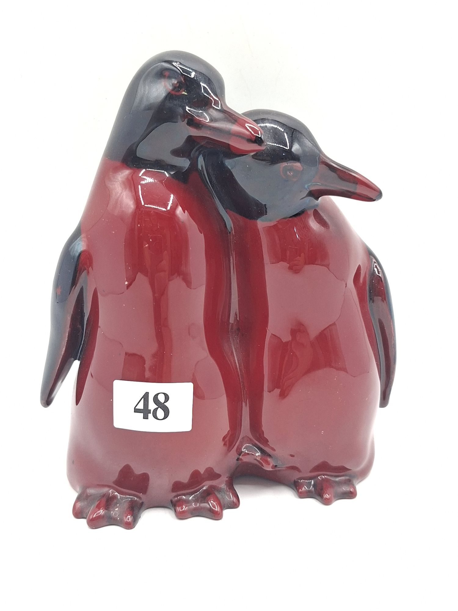 ROYAL DOULTON FLAMBE PENGUIN FIGURINE