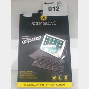 BODY GLOVE UNIVERSAL BLUETOOTH KEYBOARD FOR 9 -10.5 TABLETS
