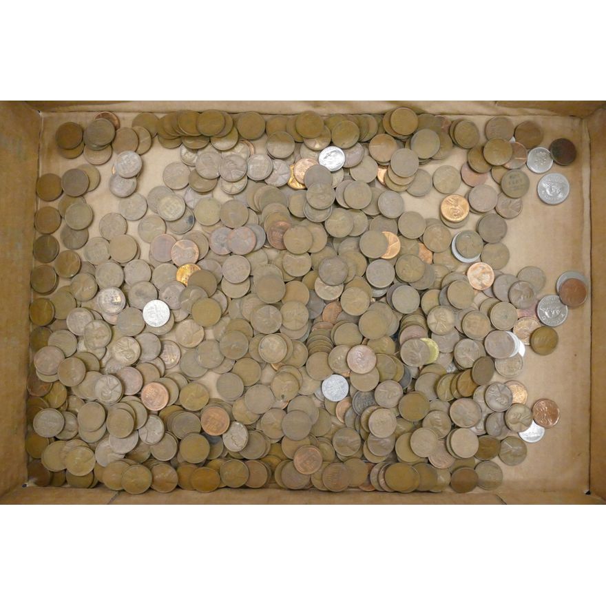 Box US Wheat Penny Collection