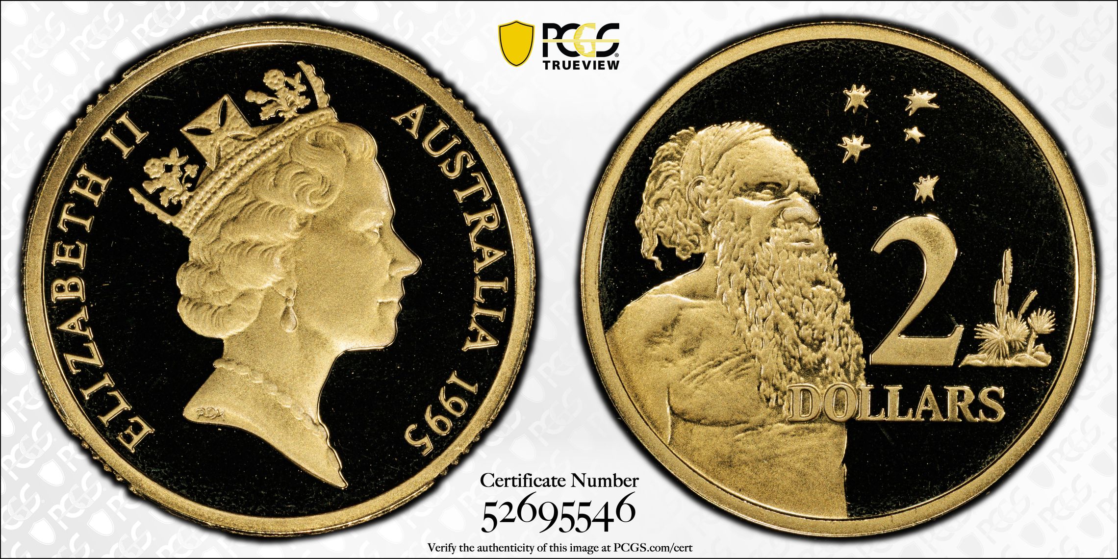 Two Dollar, 1995, PCGS PR69DCAM